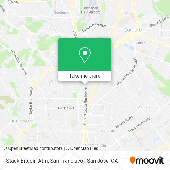 Stack Bitcoin Atm map