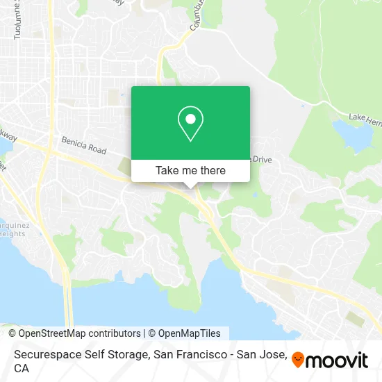 Securespace Self Storage map