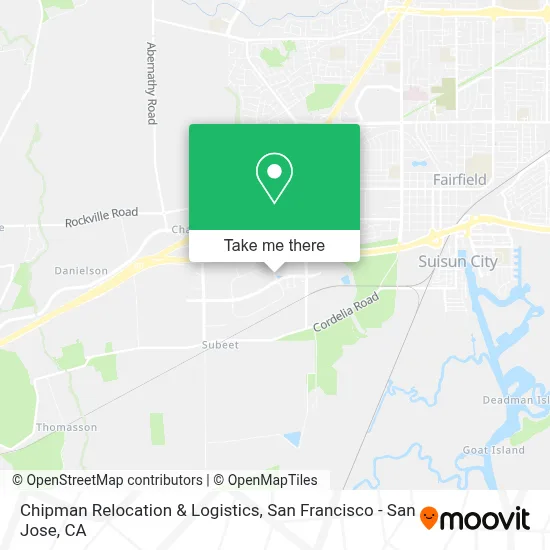 Chipman Relocation & Logistics map