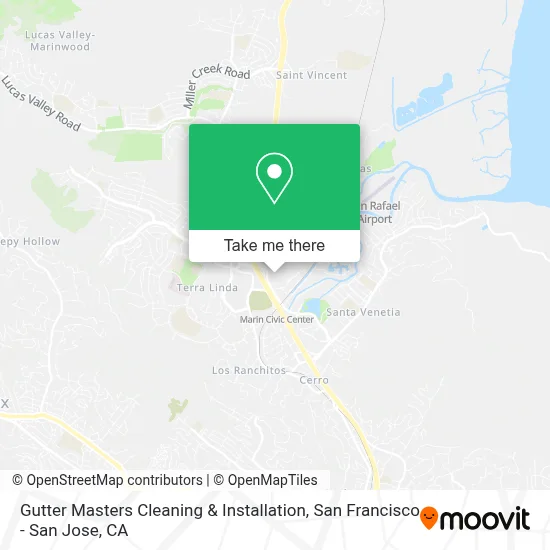 Gutter Masters Cleaning & Installation map