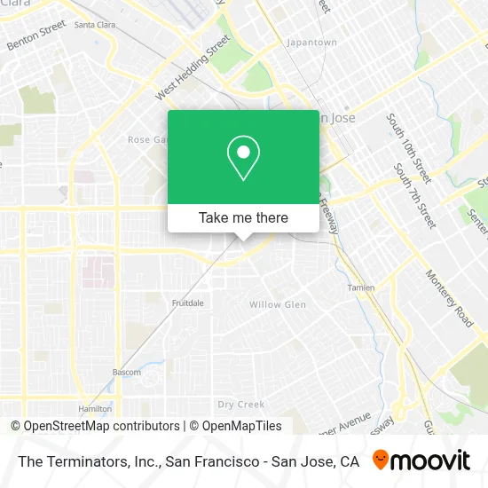 The Terminators, Inc. map