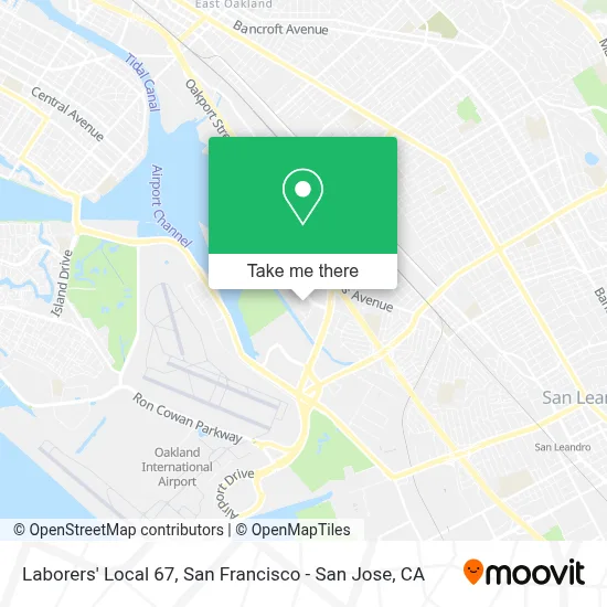 Laborers' Local 67 map