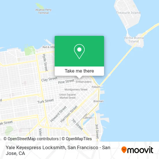 Yale Keyexpress Locksmith map