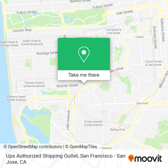 Ups Authorized Shipping Outlet map