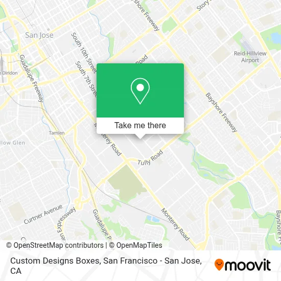 Custom Designs Boxes map