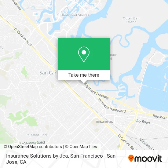 Insurance Solutions by Jca map
