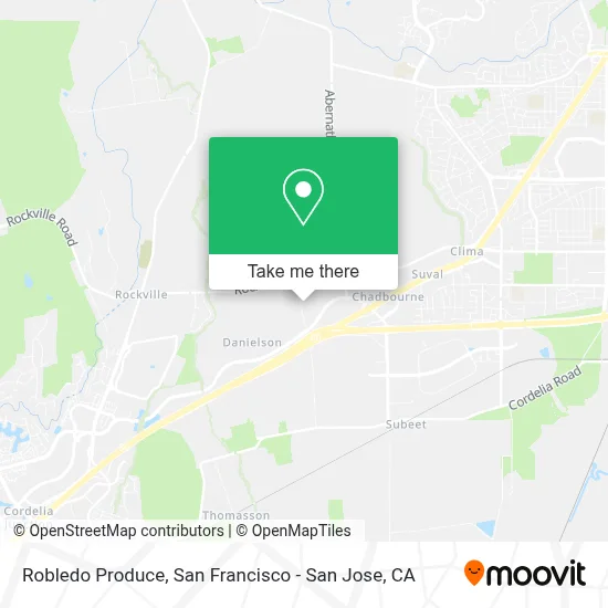 Robledo Produce map