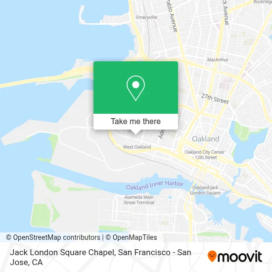 Jack London Square Chapel map