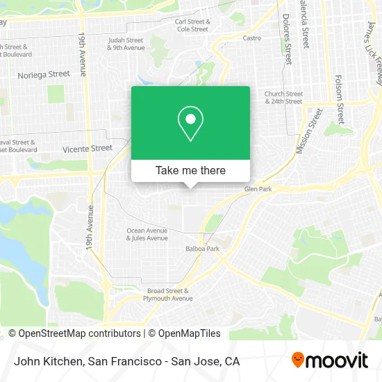 John Kitchen map