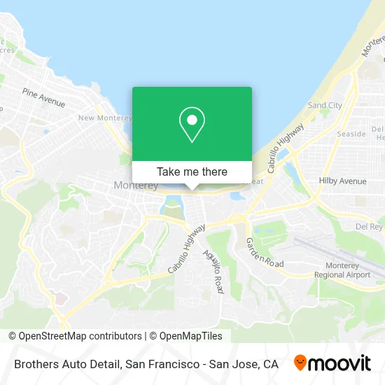 Brothers Auto Detail map