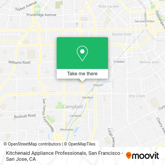 Kitchenaid Appliance Professionals map