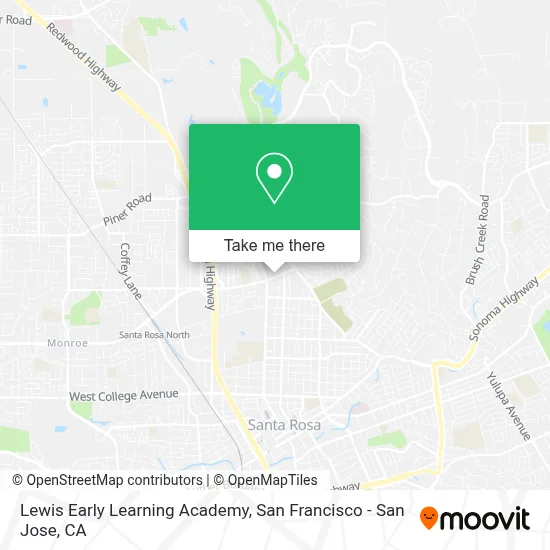 Lewis Early Learning Academy map