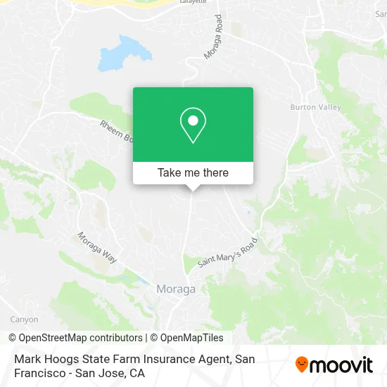 Mark Hoogs State Farm Insurance Agent map