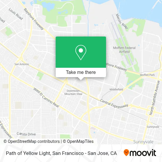 Path of Yellow Light map