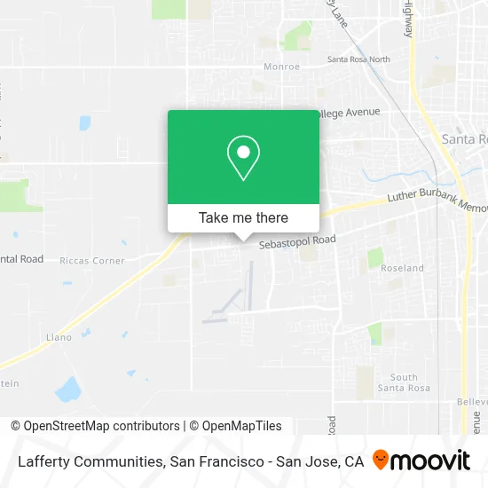 Lafferty Communities map