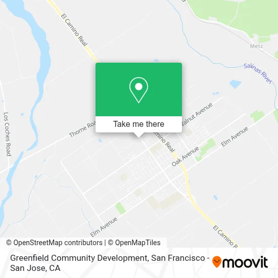 Greenfield Community Development map