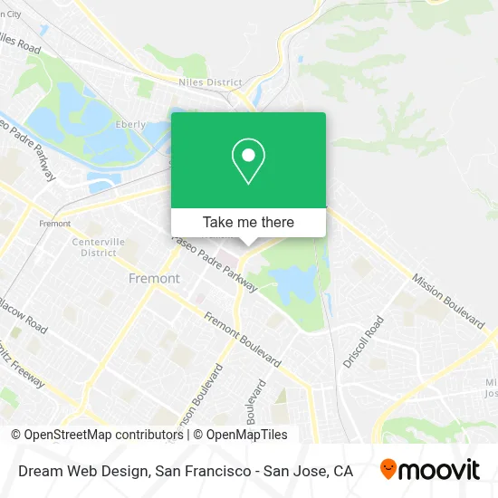 Dream Web Design map