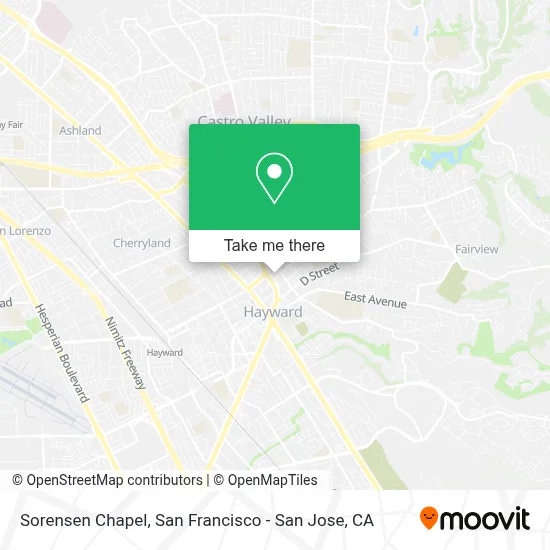 Sorensen Chapel map