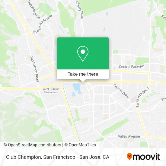 Club Champion map