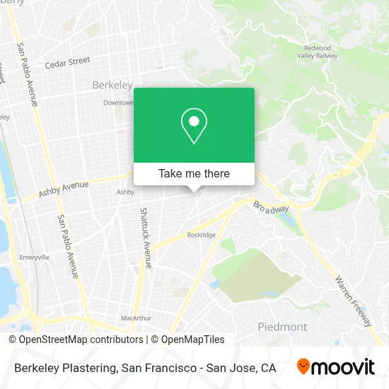 Berkeley Plastering map