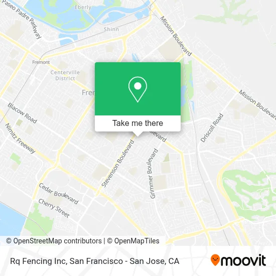 Rq Fencing Inc map