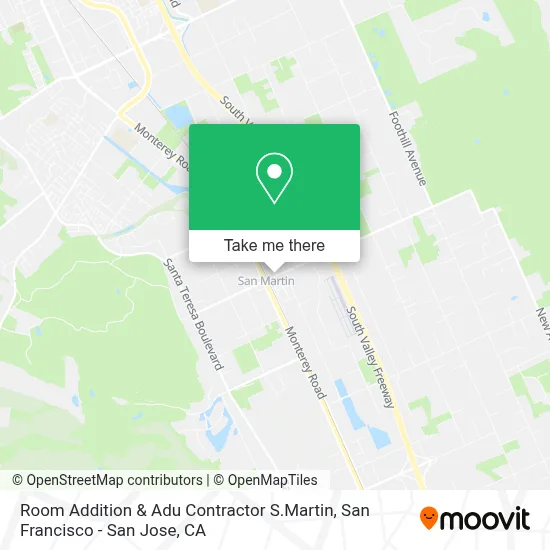 Room Addition & Adu Contractor S.Martin map