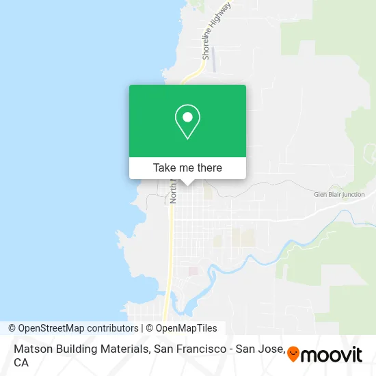 Matson Building Materials map