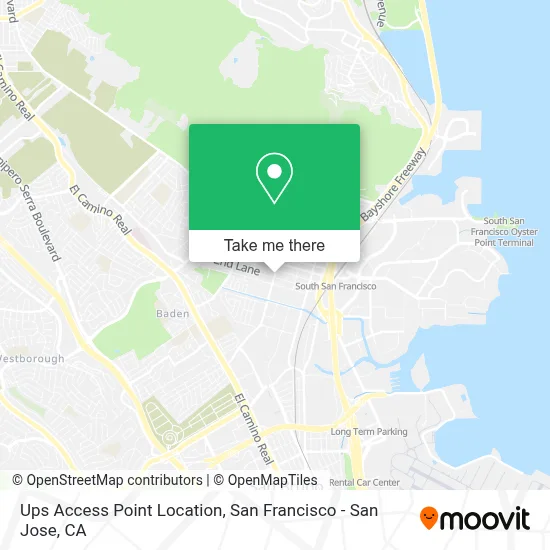 Ups Access Point Location map