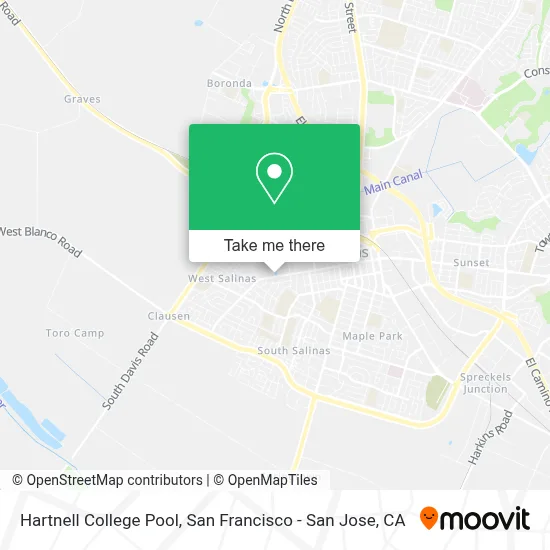 Hartnell College Pool map