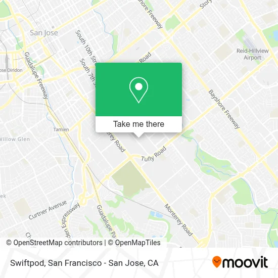 Swiftpod map