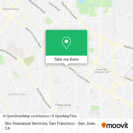 Sbc Insurance Services map