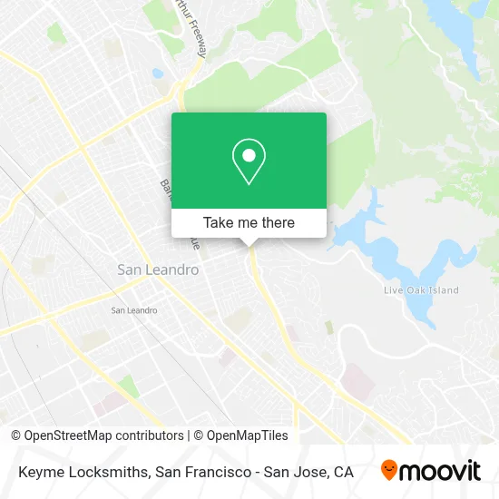 Keyme Locksmiths map