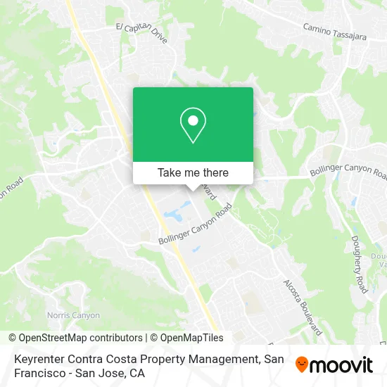 Keyrenter Contra Costa Property Management map
