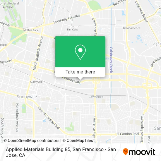 Applied Materials Building 85 map