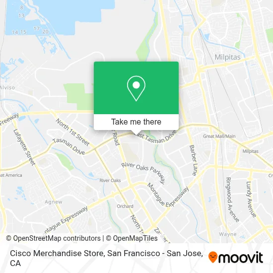 Cisco Merchandise Store map