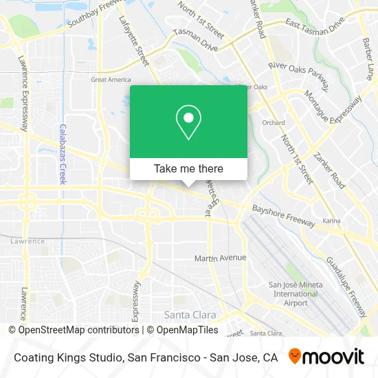 Coating Kings Studio map