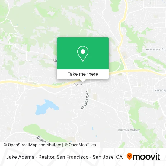 Jake Adams - Realtor map