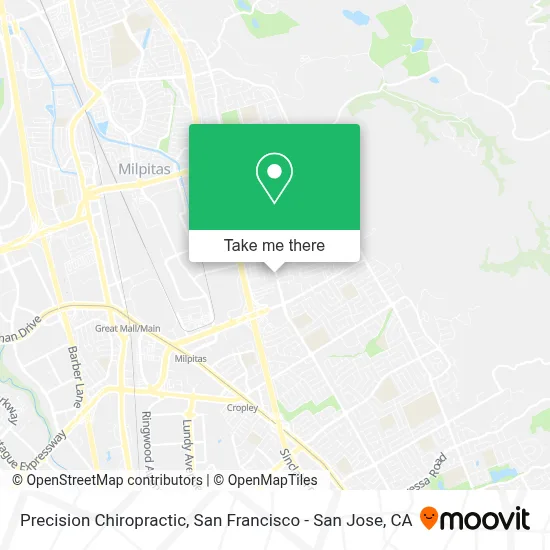 Precision Chiropractic map