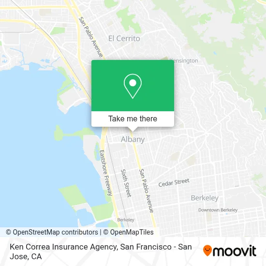 Ken Correa Insurance Agency map