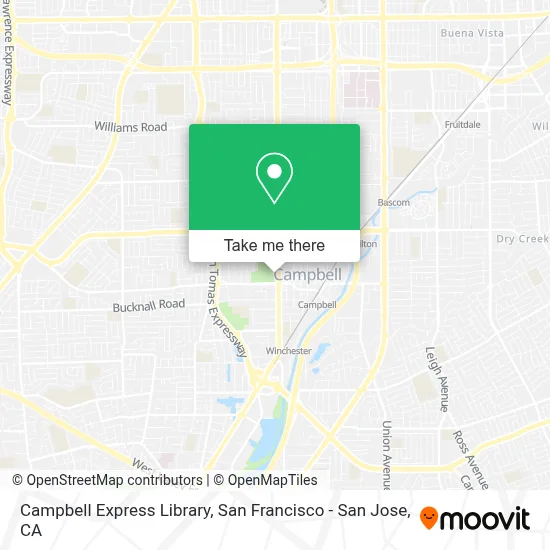 Campbell Express Library map