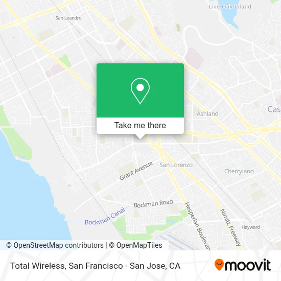 Total Wireless map