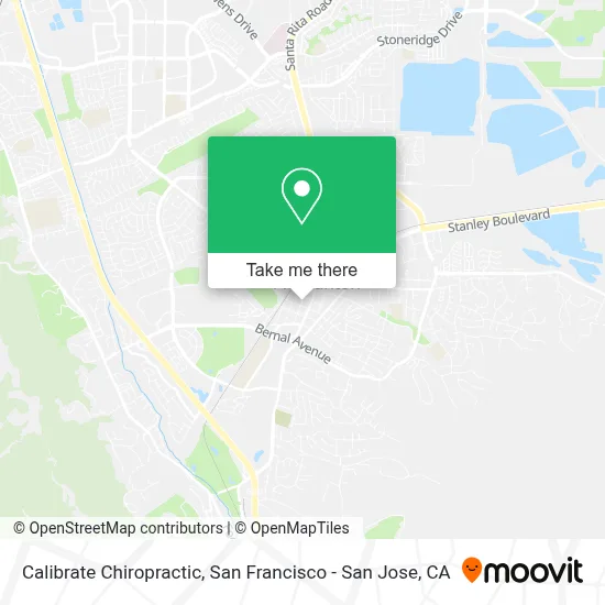 Calibrate Chiropractic map