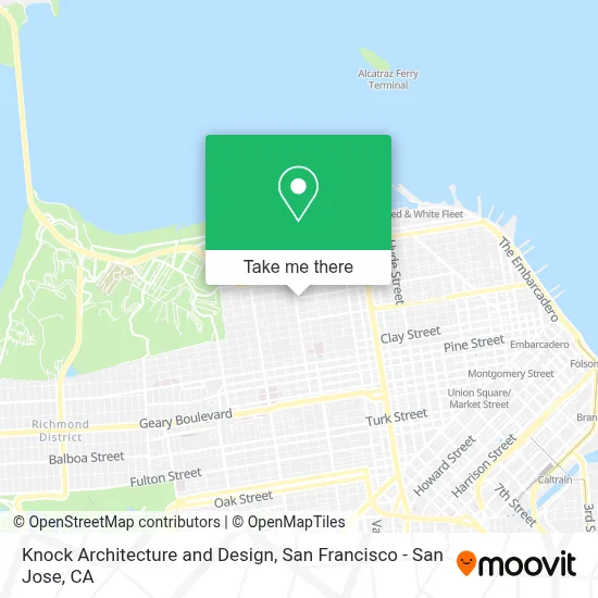Knock Architecture and Design map