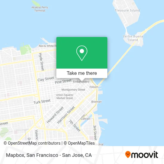 Mapbox map