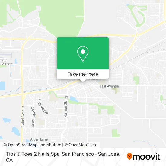Tips & Toes 2 Nails Spa map