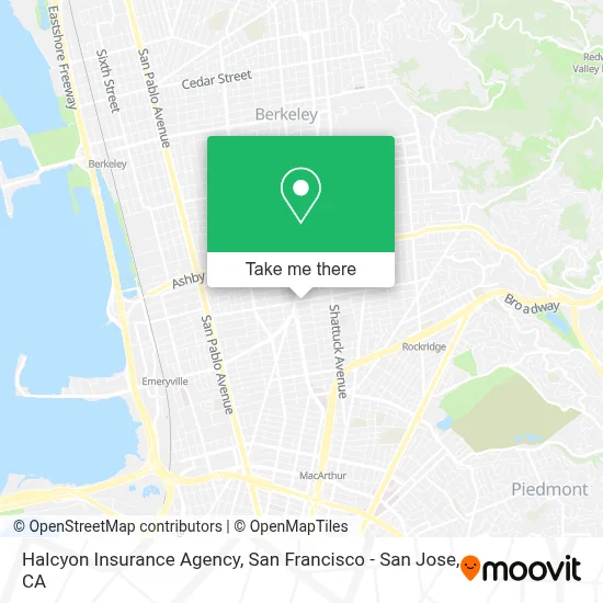Halcyon Insurance Agency map