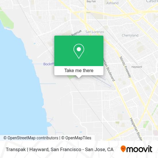 Transpak | Hayward map