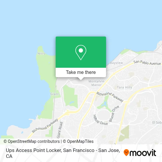 Ups Access Point Locker map
