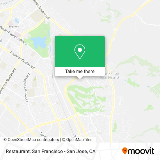 Restaurant map