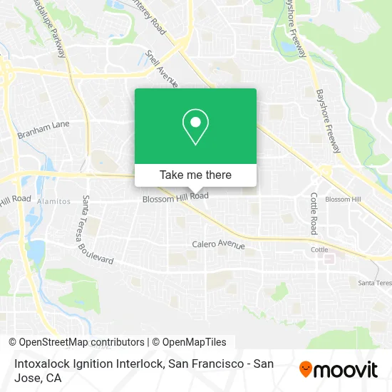 Intoxalock Ignition Interlock map